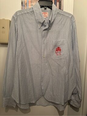 Brain Dead x Brooks Brothers sheer Shirt